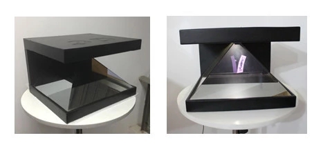 Takı İzle için 19 "180 Derece 3D Holografik Ekran 3D Hologram Standı