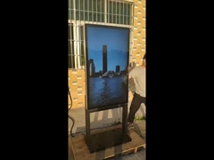 Dış Mekan QLED dijital tabela optik yapıştırmalı duvara monte dokunmatik ekran reklam oynatıcı