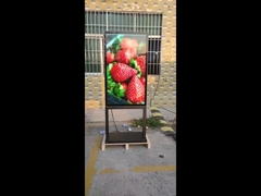 55 inç LCD dış mekan dijital totem süper ince kalınlık 98 mm doğal soğutma sistemi