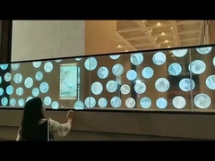 55 Inch Panel Self Emission Şeffaf OLED Ekran Ekranı Yüksek Şeffaflık Interaktif OLED